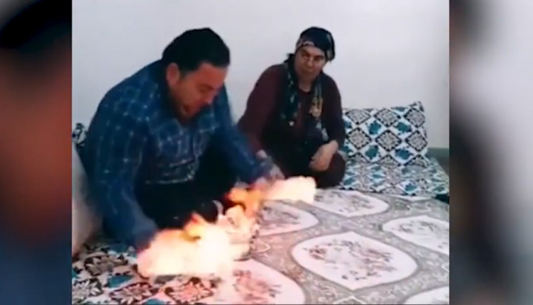 TikTok videosu için evi yakıyordu