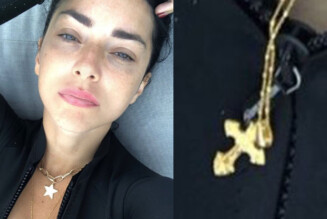 Why did Merve Boluğur wear a cross necklace?