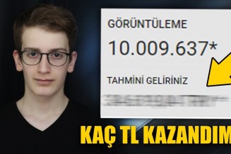 10 Milyon İzlenme Ne kadar Para Kazandırır?