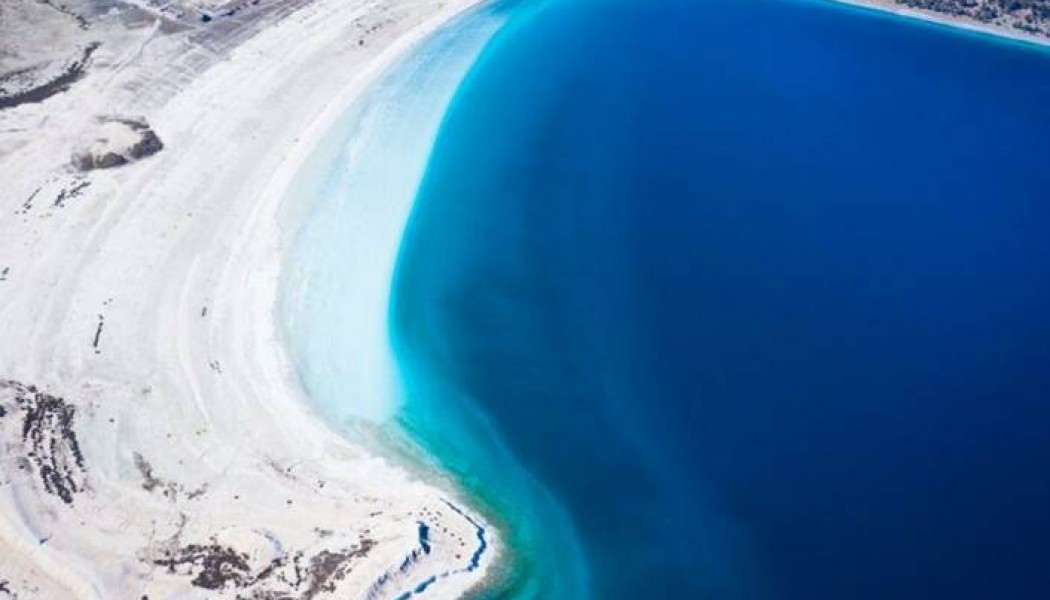 NASA's eye, known as the Maldives Salt Lake in Turkey