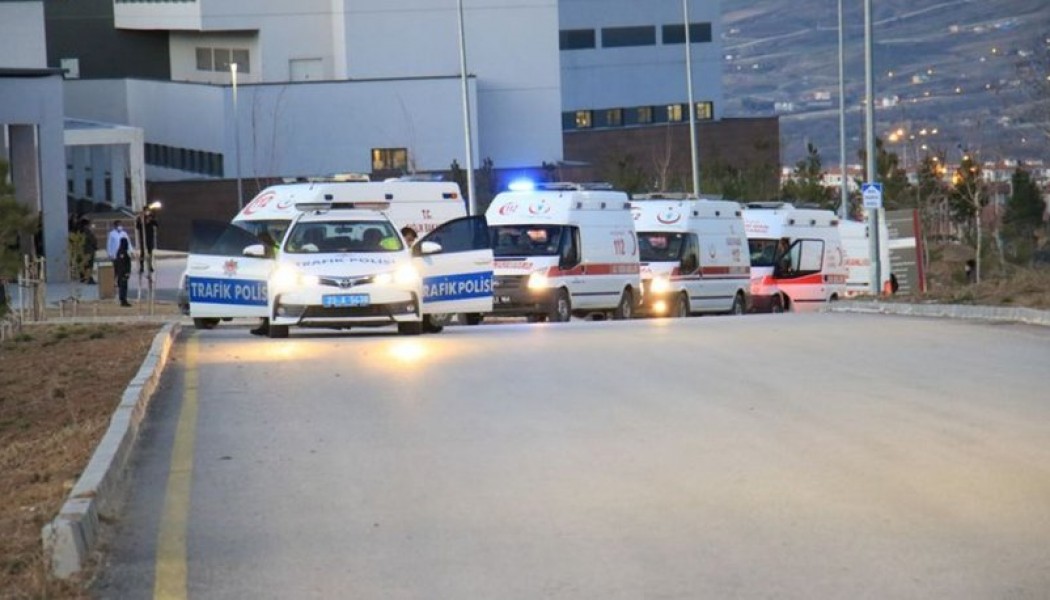 The bodies of 11 soldiers who were martyred in the helicopter crash in Bitlis were brought to Elazig
