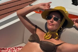 Pelin Akil beyaz bikinisiyle kamera karşısına geçti! Fiziğini gören sessiz kalamadı