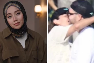 Kızılcık Şerbeti’nin yıldızı Özge Özacar, sevgilisini öpücüklere boğdu