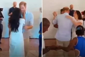 Meghan Markle ve Prens Harry, Kolombiya’da salsa dansı yaptıkları sırada tutkulu bir şekilde öpüştü