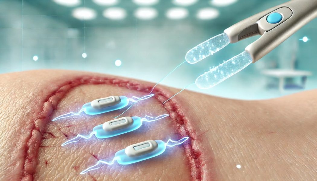 Elektrikle yaraları iyileştiren akıllı dikişler geliştirildi