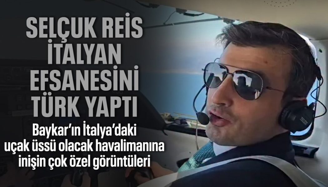 Selçuk Bayraktar, Piaggio P180’nin pilot koltuğuna oturdu