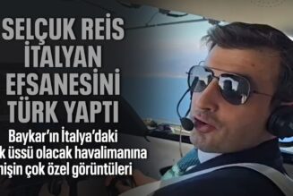 Selçuk Bayraktar, Piaggio P180’nin pilot koltuğuna oturdu