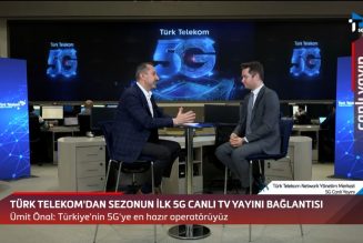 Türk Telekom’dan Trendyol Süper Ligi’nin ilk 5G canlı TV yayını bağlantısı